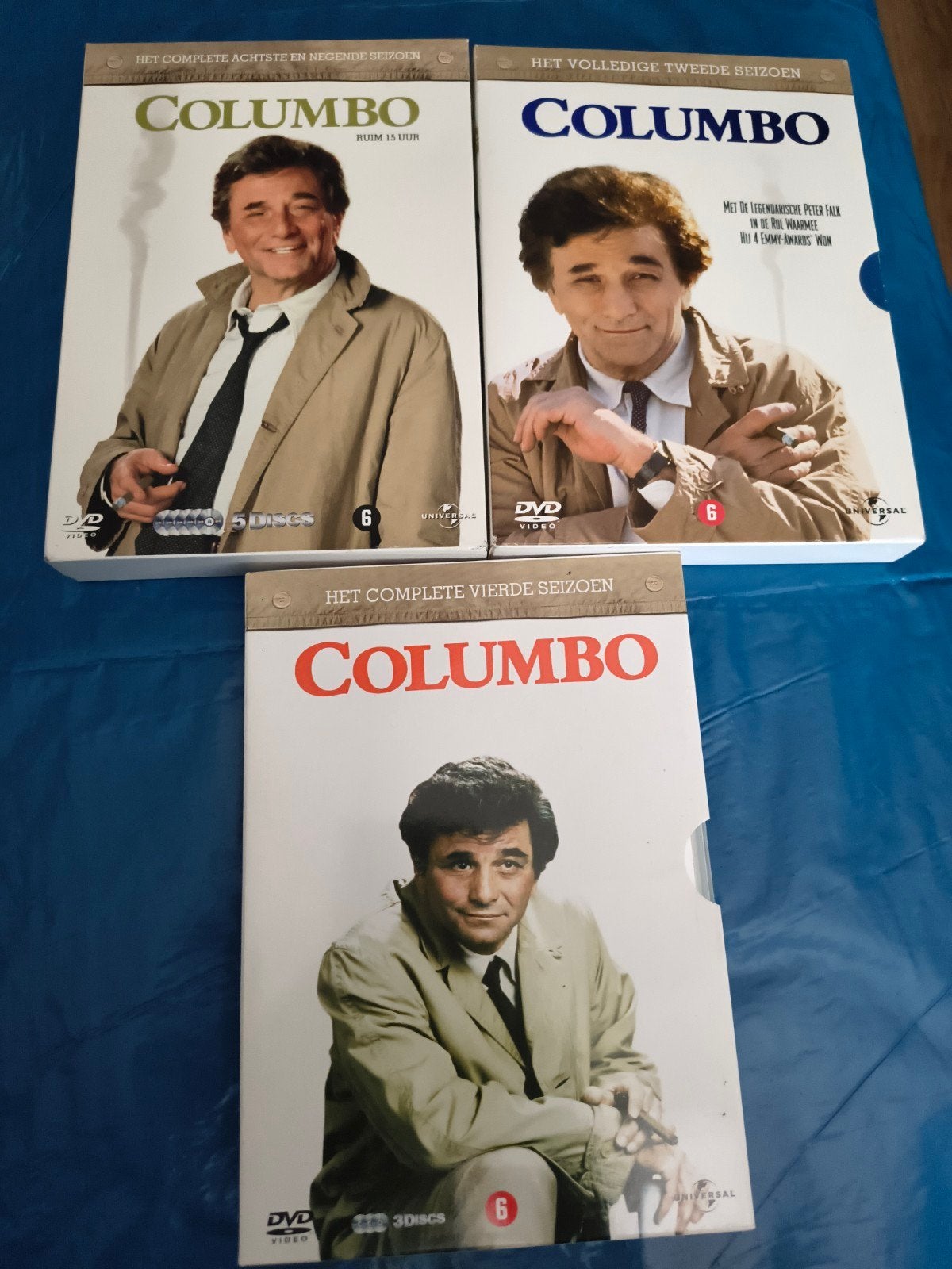 Columbo dvd seizoen 3,4,8 en 9, Alle leeftijden, Verzenden, Zo goed als nieuw