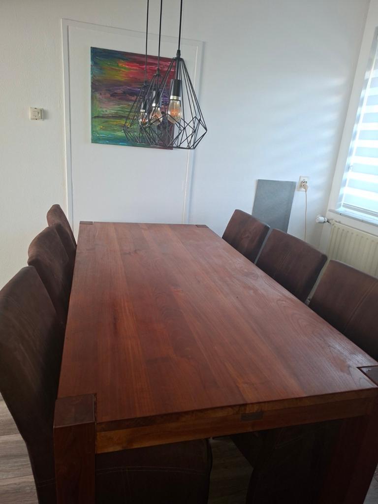 Oerdegelijk massief teakhouten meubilair, Huis en Inrichting, Ophalen