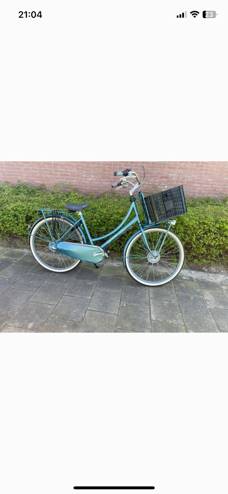 Cortina meisjes dames fiets 28 inch framemaat 50, Fietsen en Brommers, Fietsen | Meisjes, Versnellingen, Zo goed als nieuw, Trommelrem