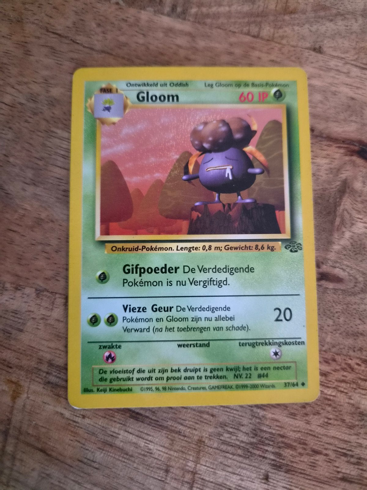 Pokémon Gloom Nederlandse Jungle Set, Ophalen of Verzenden, Gebruikt, Losse kaart