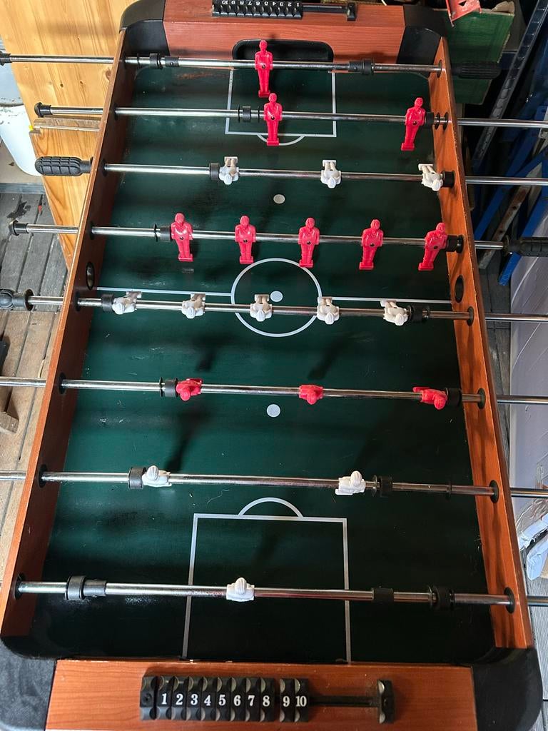 Voetbaltafel en biljarttafel in één - Multifunctioneel spel, Ophalen of Verzenden, Gebruikt