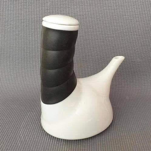 Vintage ca. 1997 porseleinen theepot design - Nikolai Carels, Huis en Inrichting, Overige merken, Overige typen, Ophalen of Verzenden