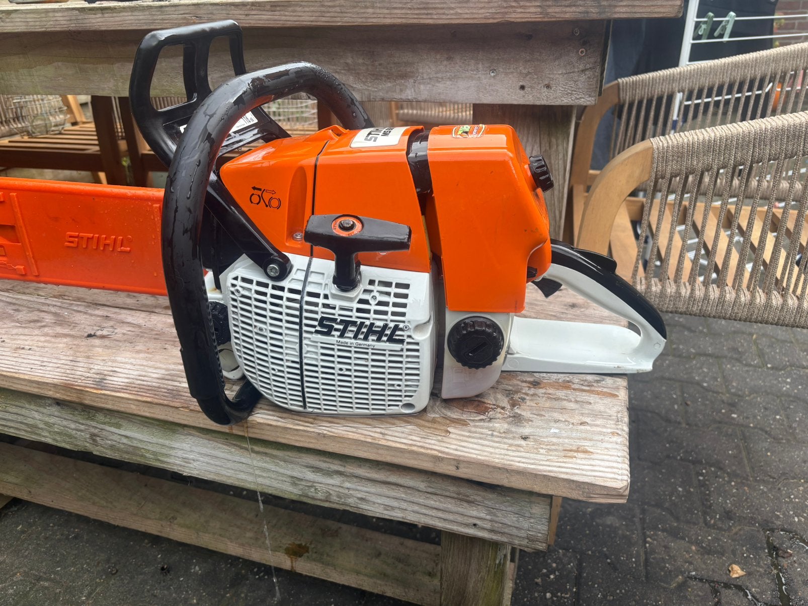 Stihl ms660 kettingzaag zgan
