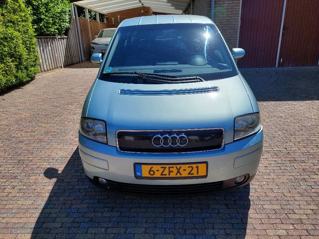 Audi A2 1.4 55 KW 2001, Benzine, Groen metallic, Auto's, Audi, Voorwielaandrijving, Stof, 74 pk, 4 cilinders