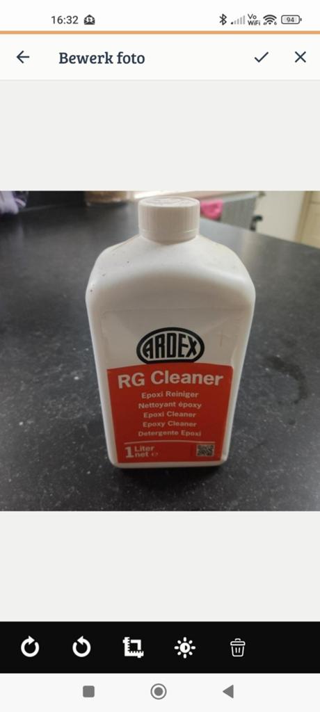 ARDEX RG Cleaner - Epoxi Reiniger 1 Liter, Doe-het-zelf en Verbouw, Ophalen of Verzenden
