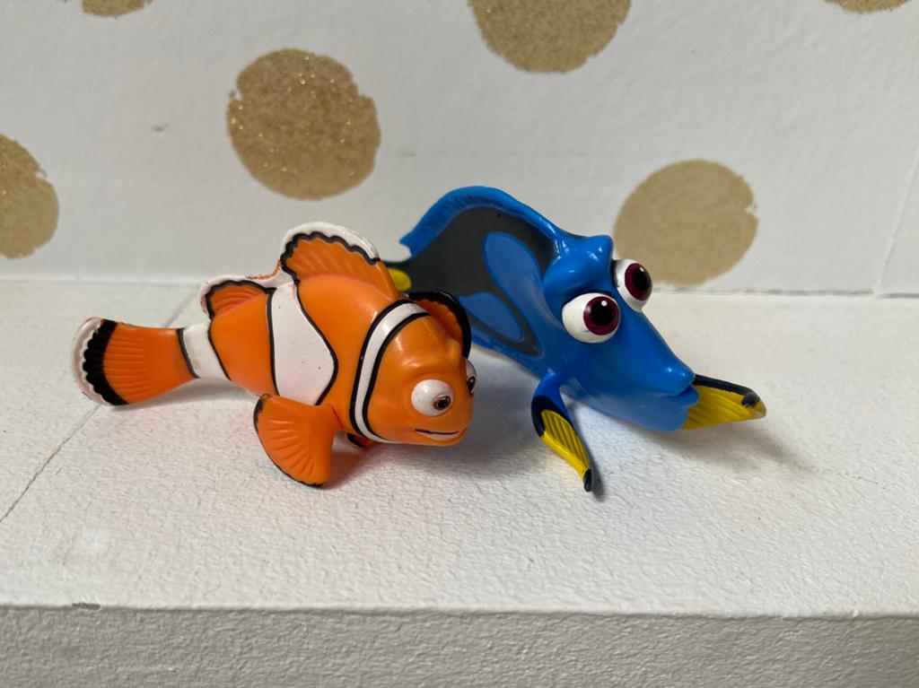 Bullyland taarttoppers decoratie disney Dory Nemo Rapunzel, Ophalen of Verzenden, Taarten, Versiering