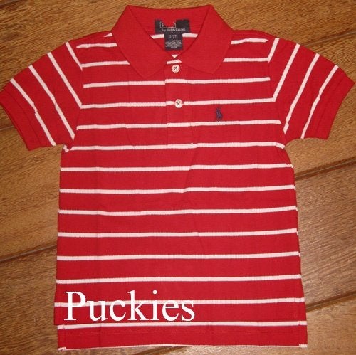 Maat 98 Rood/wit gestreepte Ralph Lauren polo NIEUW (10137), Kinderen en Baby's, Kinderkleding | Maat 98, Nieuw, Ophalen of Verzenden