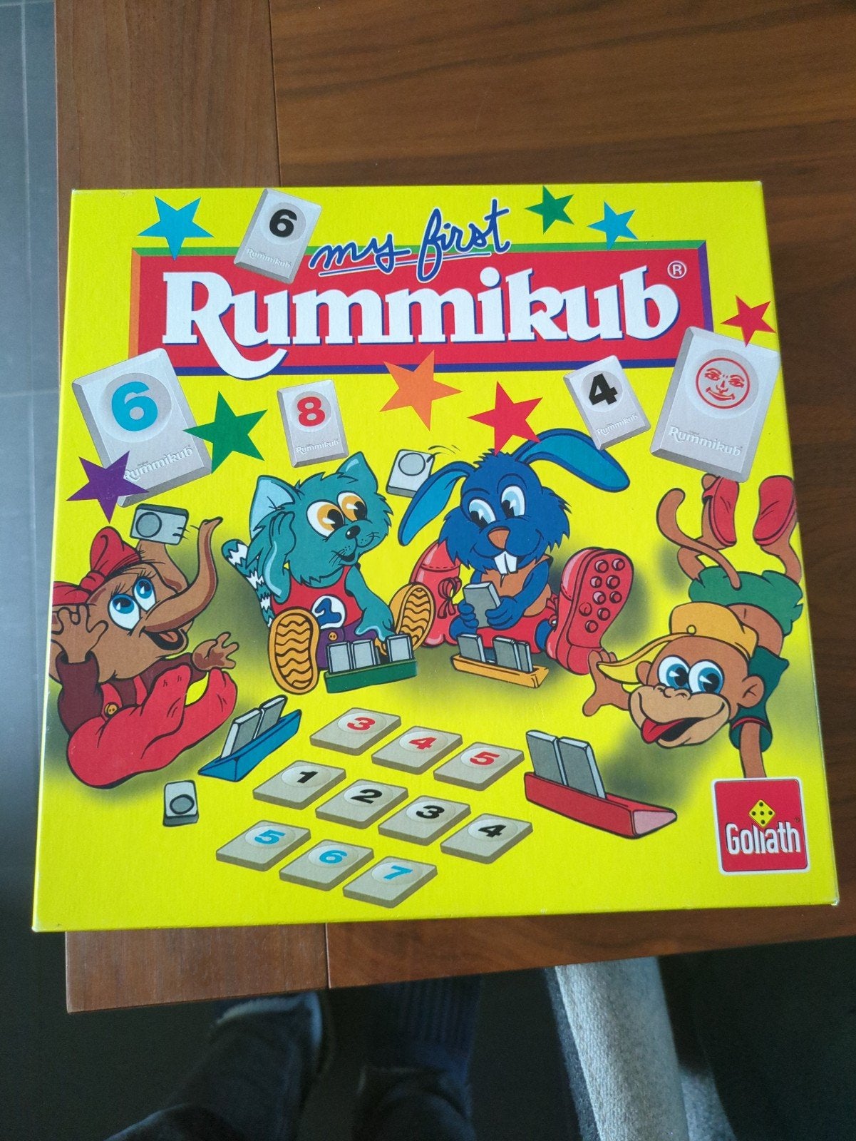 My First Rummikub - Leuk familiespel voor jonge kinderen, Drie of vier spelers, Ophalen of Verzenden, Zo goed als nieuw, Goliath