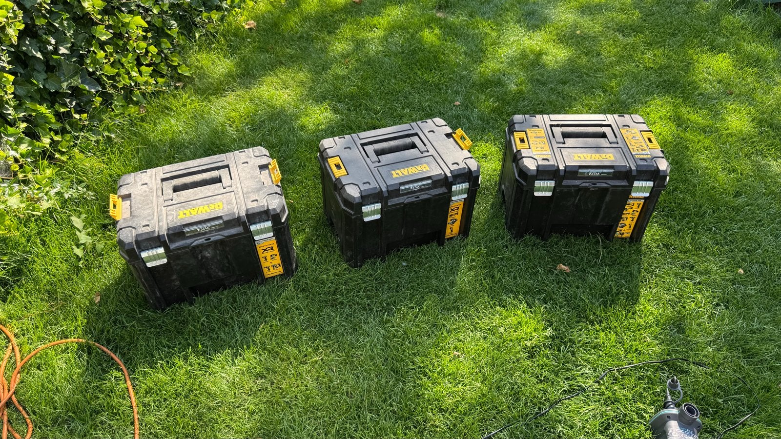 DeWalt TSTAK gereedschapskisten (3 stuks), Ophalen, Gebruikt