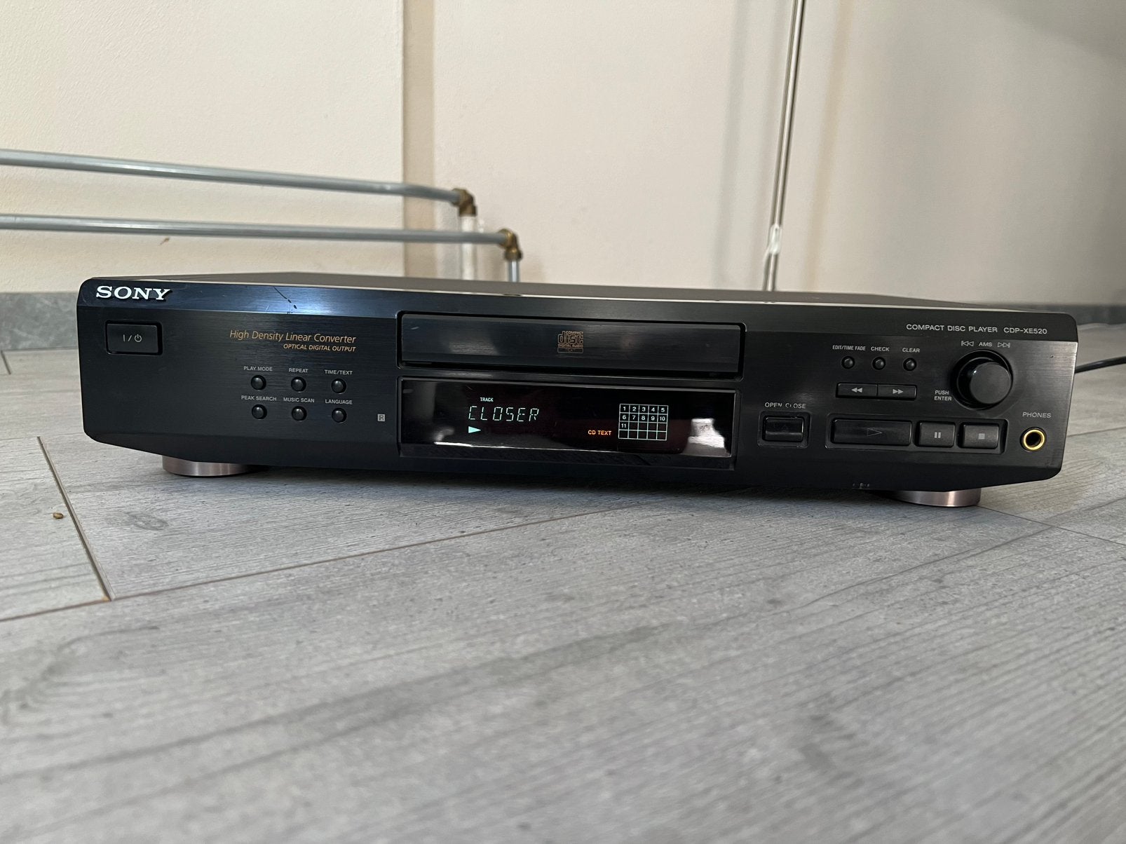 Sony CDP-XE520 cd speler met afstandsbediening, Audio, Tv en Foto, Cd-spelers, Ophalen of Verzenden, Gebruikt, Sony