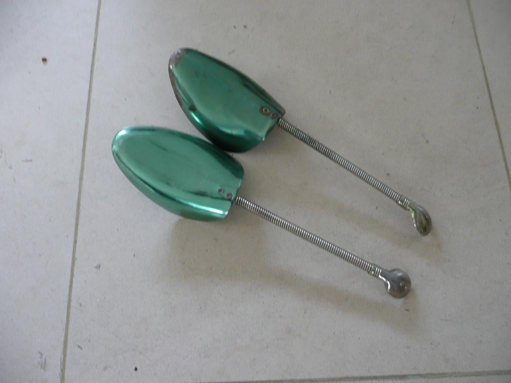 Pedor schoen spanner vintage groen metaal maat 43 44 45, Ophalen of Verzenden, Overige kleuren