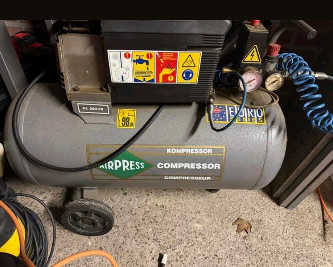Airpress HL 360/50 Compressor - Gebruikt, Doe-het-zelf en Verbouw, Compressors, Ophalen