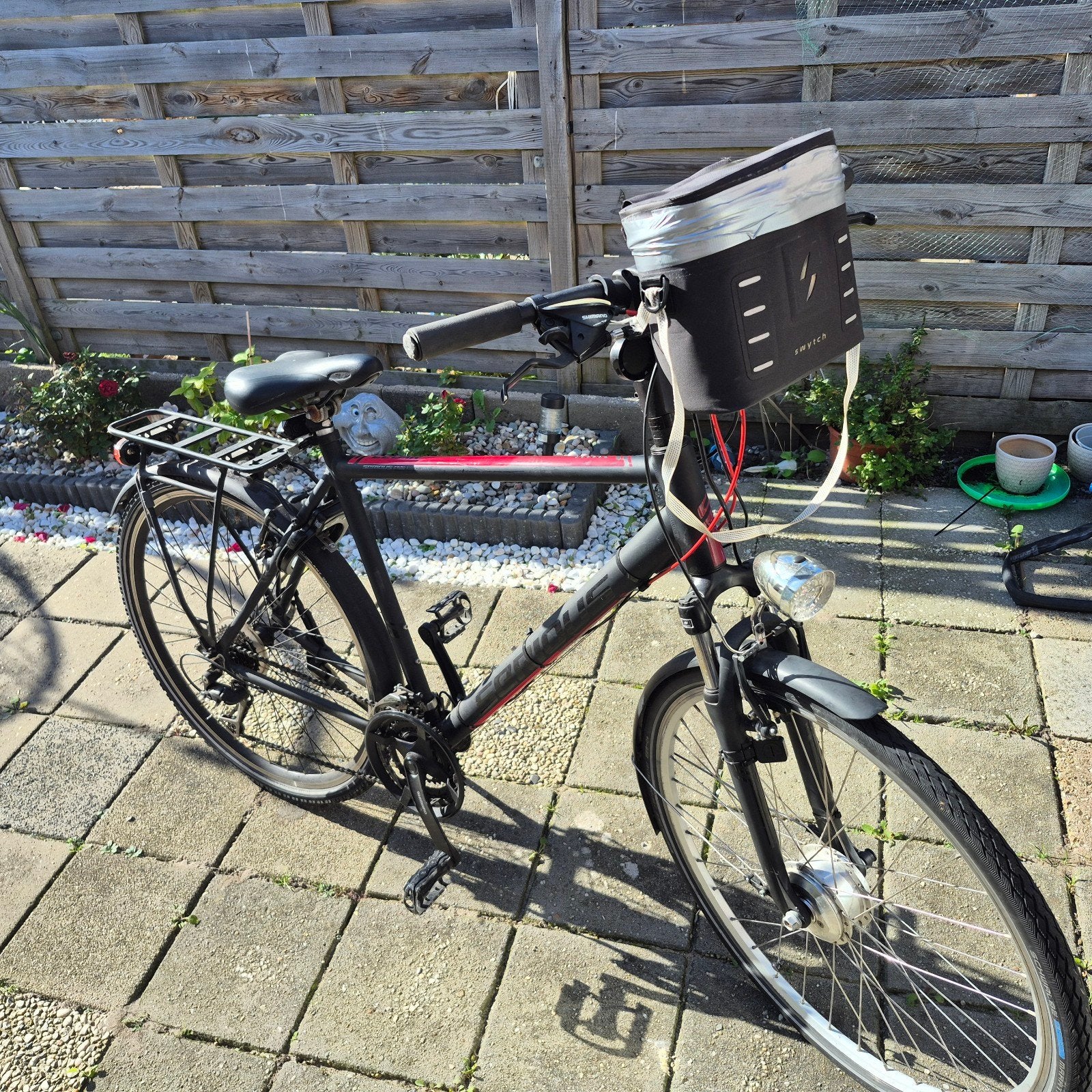Omgebouwde elektrische fiets met Swytch kit, Gebruikt, 51 tot 55 cm, 30 tot 50 km per accu, Ophalen