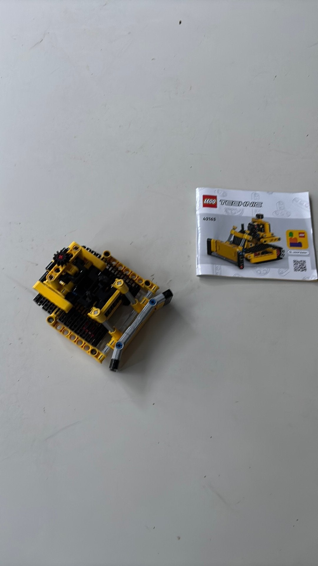 Lego technic 42163 mini graafmachine, Lego, Compleet, Ophalen of Verzenden, Zo goed als nieuw