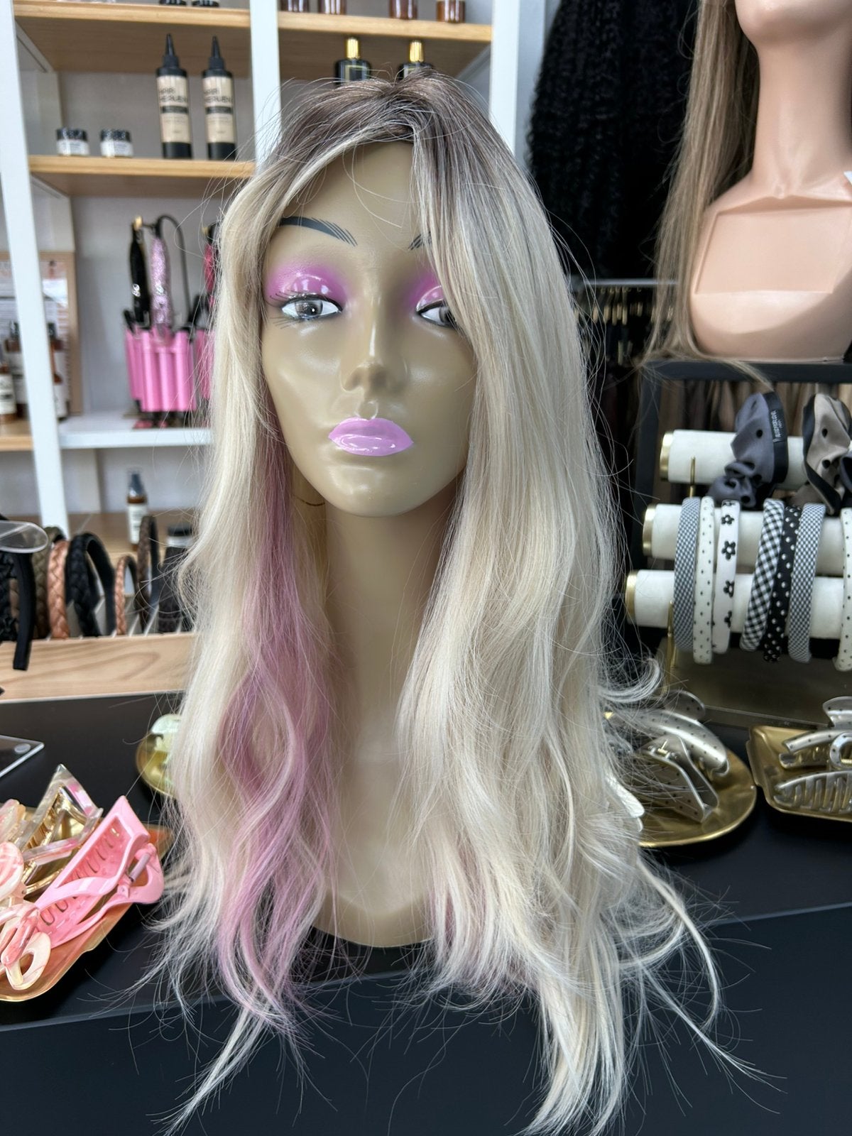Pruik Monofibrehair Lace Wig Haarverlenging 20%Korting, Sieraden, Tassen en Uiterlijk, Uiterlijk | Haarverzorging, Ophalen of Verzenden