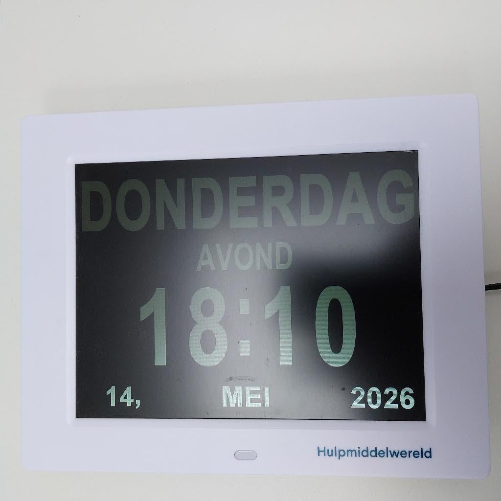 Digitale dementieklok met alarmfunctie, Ophalen of Verzenden, Nieuw, Digitaal, Overige typen