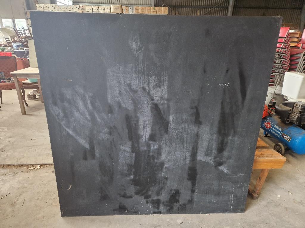 Groot vierkant krijtbord 152cm, Diversen, Schoolborden, Ophalen, Gebruikt, Krijtbord