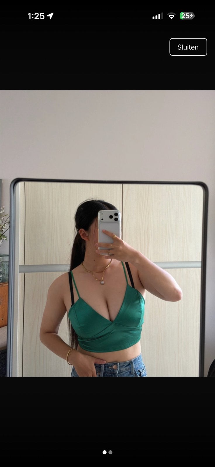 Metallic top, Verzenden, Zo goed als nieuw, Korte mouw, Maat 36 (S)