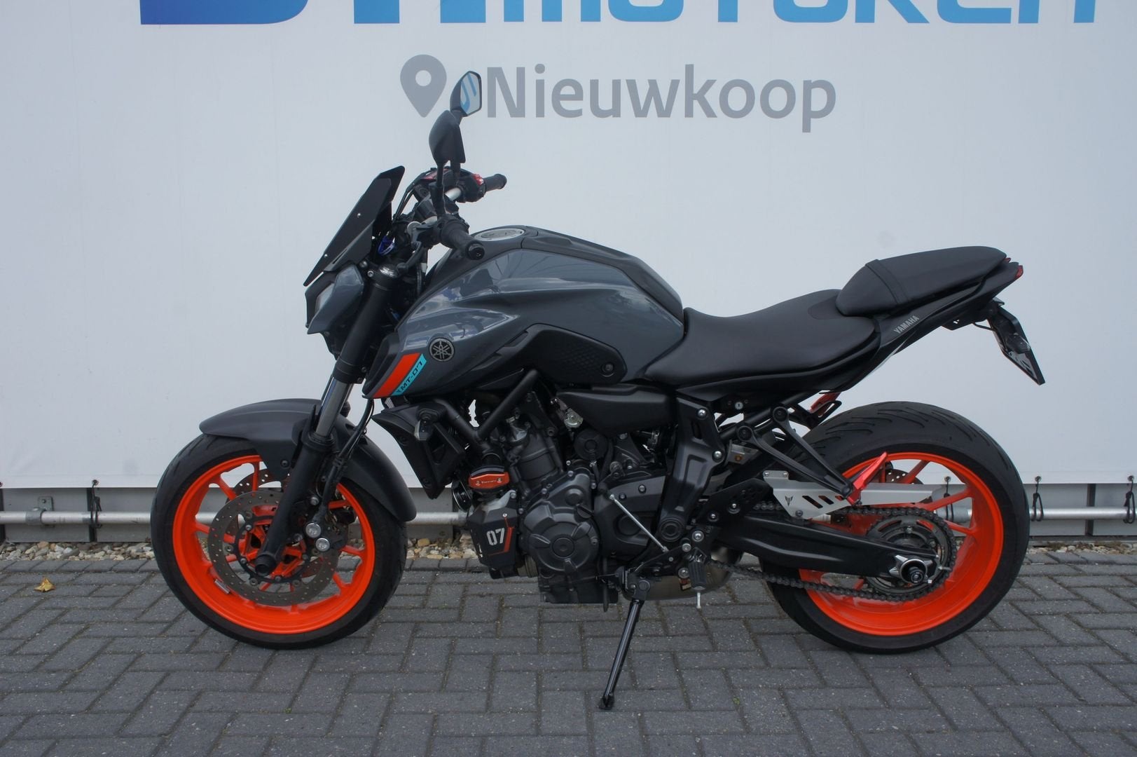 YAMAHA MT 07 ABS (bj 2021) 19,765 km, 2 cilinders, Bedrijf, Onbekend, Meer dan 35 kW