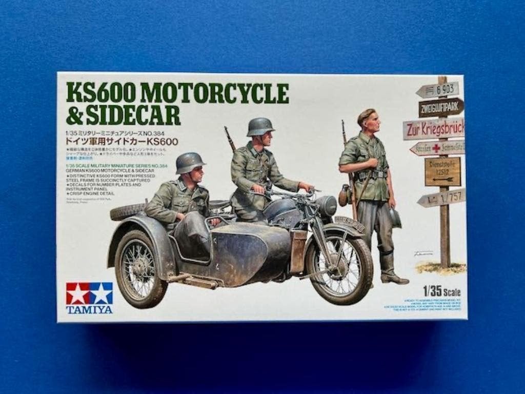 Tamiya	35384	Zündapp KS600 Motorcycle & Sidecar	1/35, Verzenden, Nieuw, 1:32 tot 1:50, Italeri