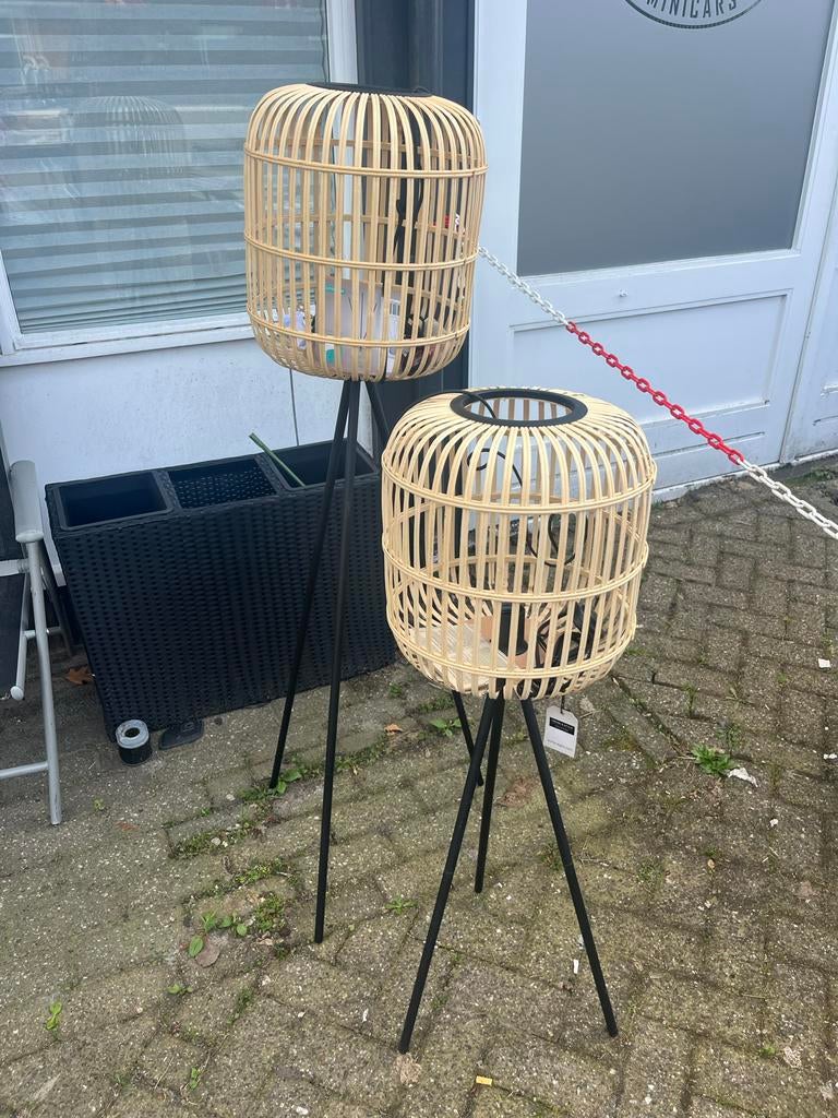 2 elgo staande lampen, Ophalen, Gebruikt, 100 tot 150 cm, ?