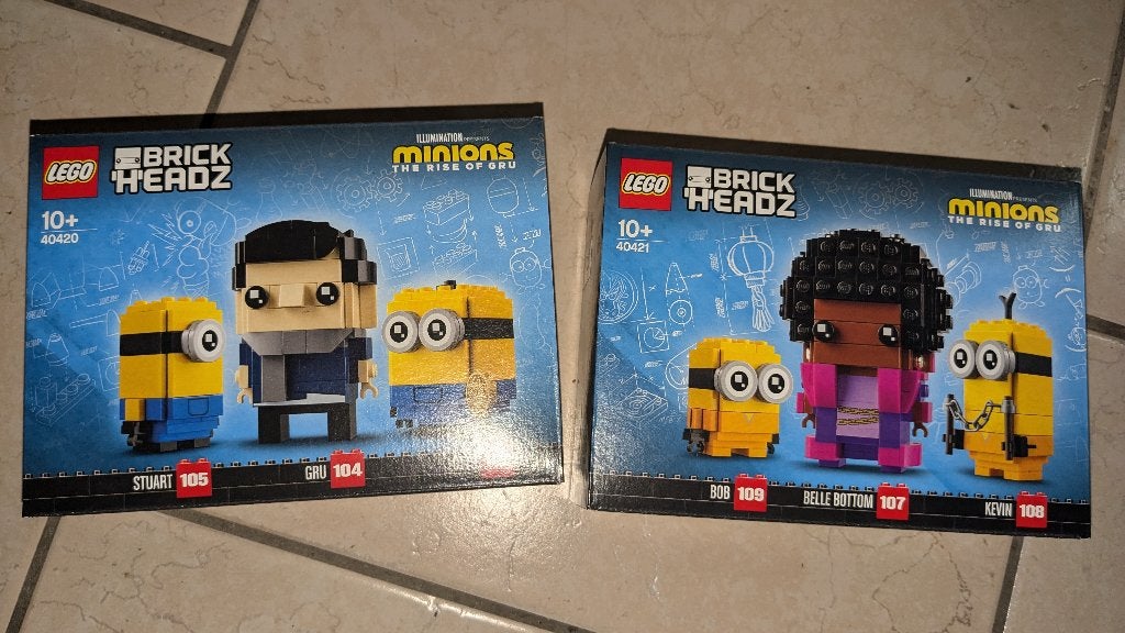 Lego Brickheadz - Minions; Belle Bottom, Kevin en Bob- 40421, BrickHeadz, Lego, Nieuw, Ophalen of Verzenden