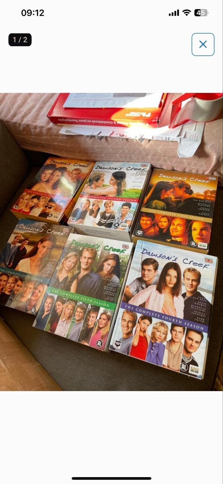 Dawson's Creek Complete Serie DVD Box (Seizoen 1-6), Cd's en Dvd's, Engels, Nederlands, Drama, Ophalen of Verzenden