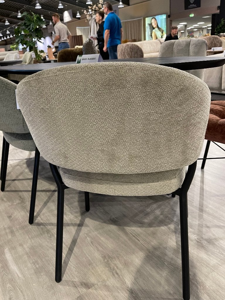 Eetstoelen met arm  Stof movie zitcomfort laagste prijs, Overige kleuren, Eetstoelen met arm  Stof metaal frame  zitcomfort laagste prijs