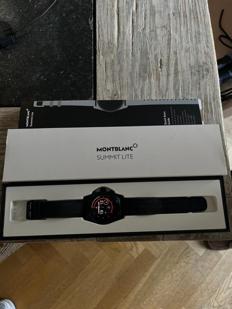 MontBlanc sunmit lite horloge, Ophalen of Verzenden, Zo goed als nieuw