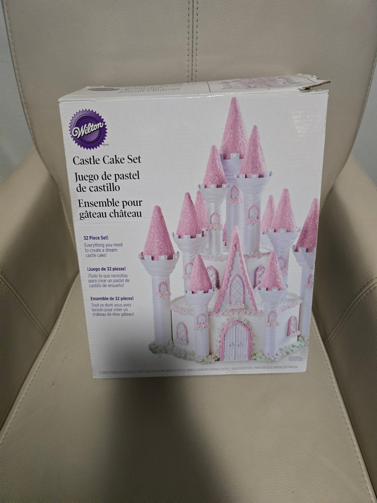 Wilton Kasteel Cake Set - Decoratie voor prinsessentaart, Ophalen of Verzenden, Gebruikt