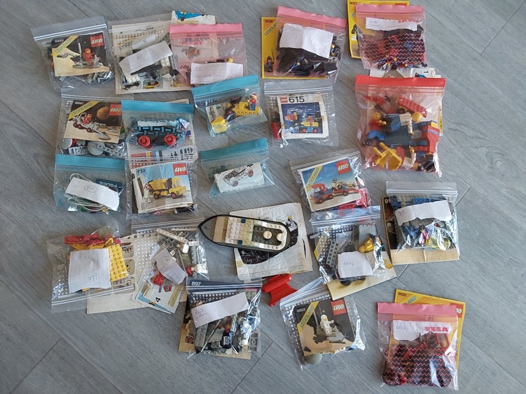 Lego partij jaren 70 & 80, Kinderen en Baby's, Ophalen, Gebruikt, Complete set, Lego