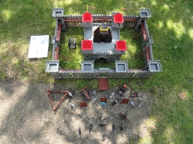 JohnToy Deluxe Crusader Castle Playset (Kasteel), Verzamelen, Speelgoed, Verzenden, Zo goed als nieuw