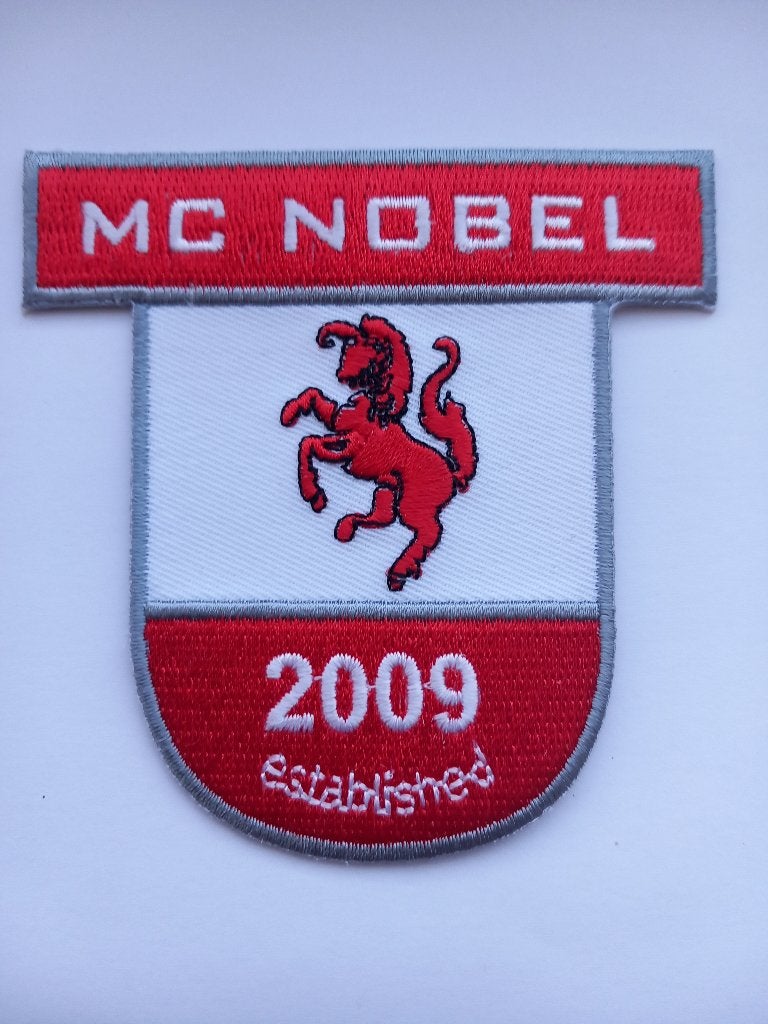 Mc Nobel 2009 patch badge opnaai embleem, Ophalen of Verzenden, Nieuw, Motoren