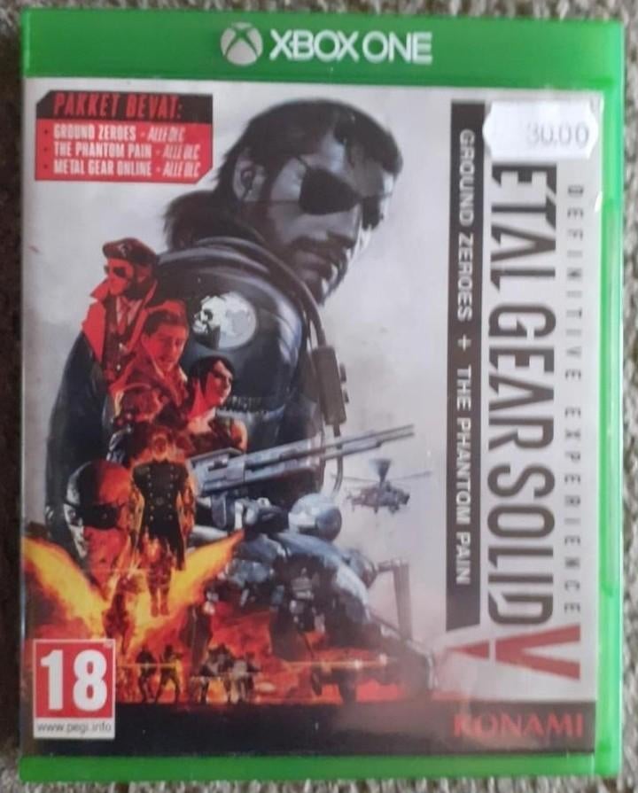 Metal gear solid 5 Xbox One Games 30 euro, Spelcomputers en Games, Games | Xbox One, Avontuur en Actie, Gebruikt, Vanaf 18 jaar