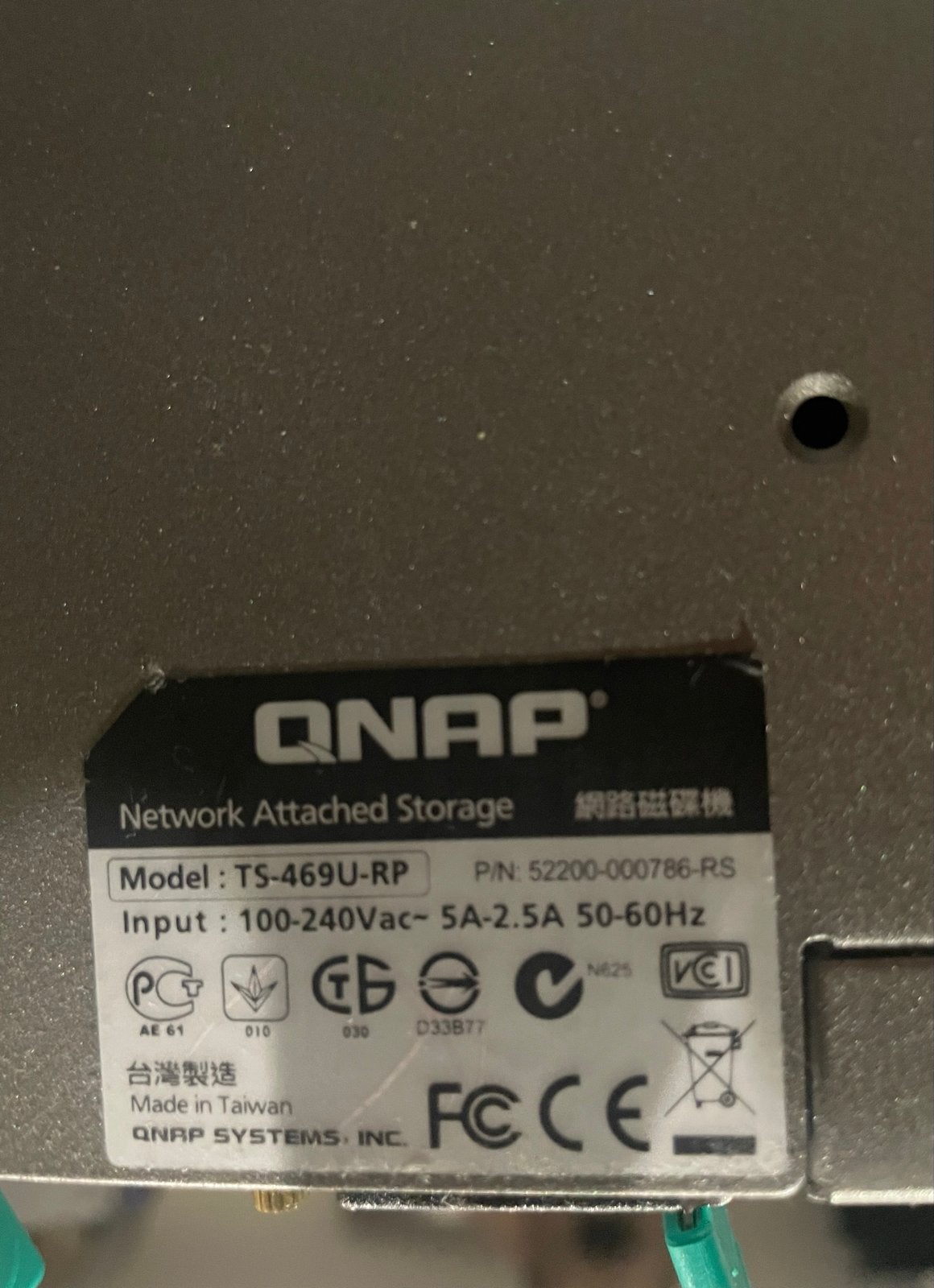 Qnap TS-469U-RP NAS Server -, Ophalen of Verzenden, Gebruikt