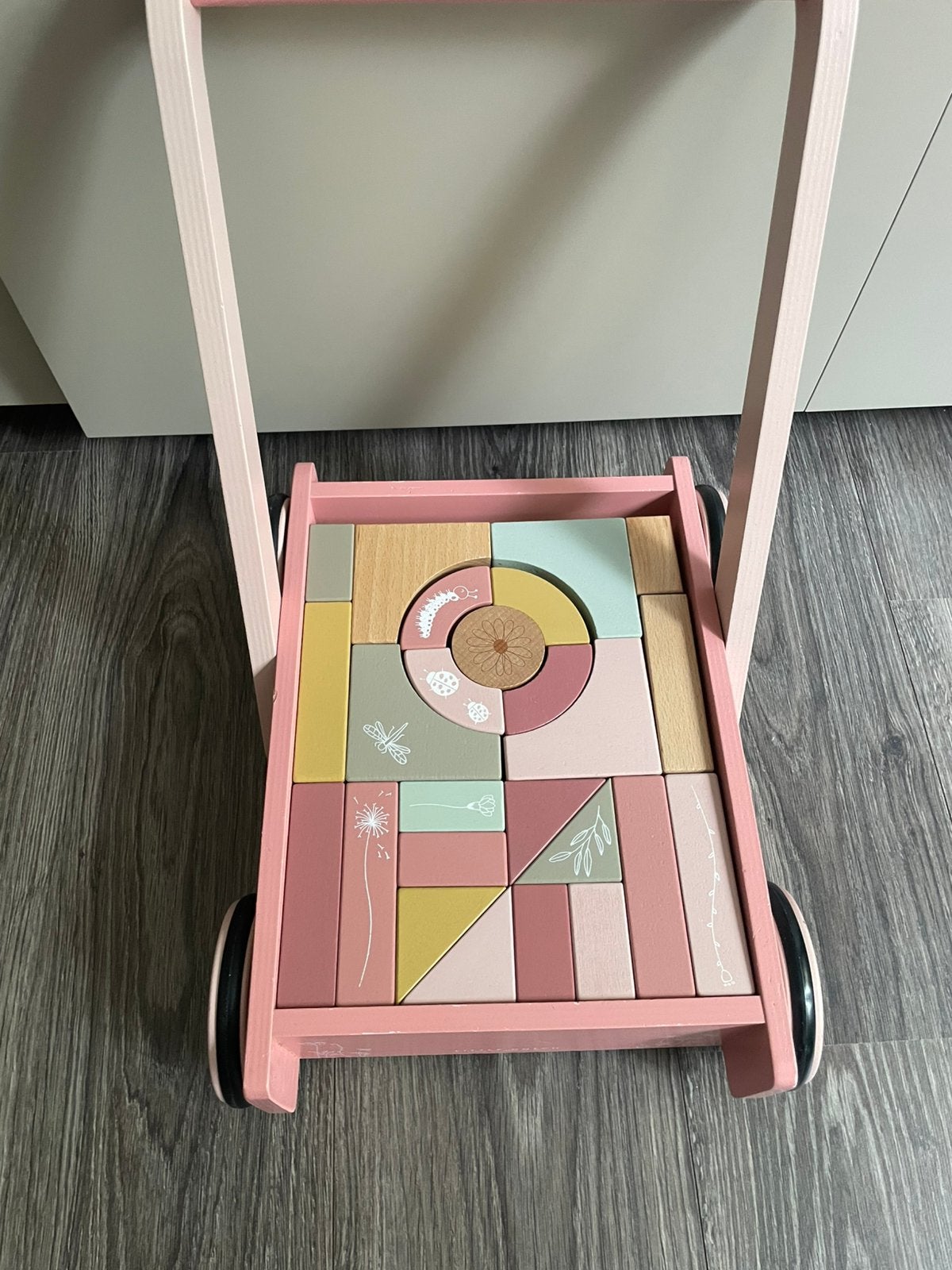 Little dutch blokkenkar, Kinderen en Baby's, Speelgoed | Houten speelgoed, Ophalen, Gebruikt