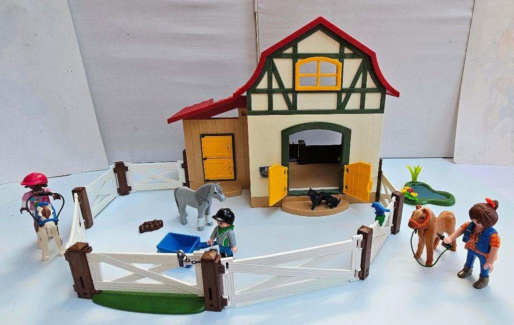 Playmobil Ponypark (set 6927), Gebruikt, Gebouw, Complete set, Ophalen of Verzenden