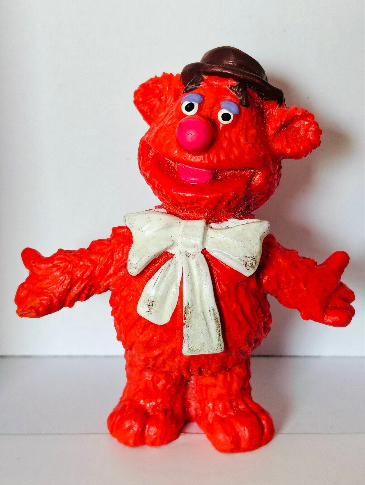 Vintage Fozzie Beer Muppet Show Figuur 1976/1977, Ophalen of Verzenden, Gebruikt