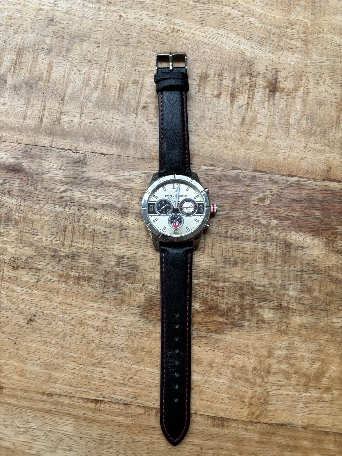 Daniel Hechter Paris Herenhorloge - Sportief & Stijlvol, Overige merken, Staal, Polshorloge, Ophalen of Verzenden