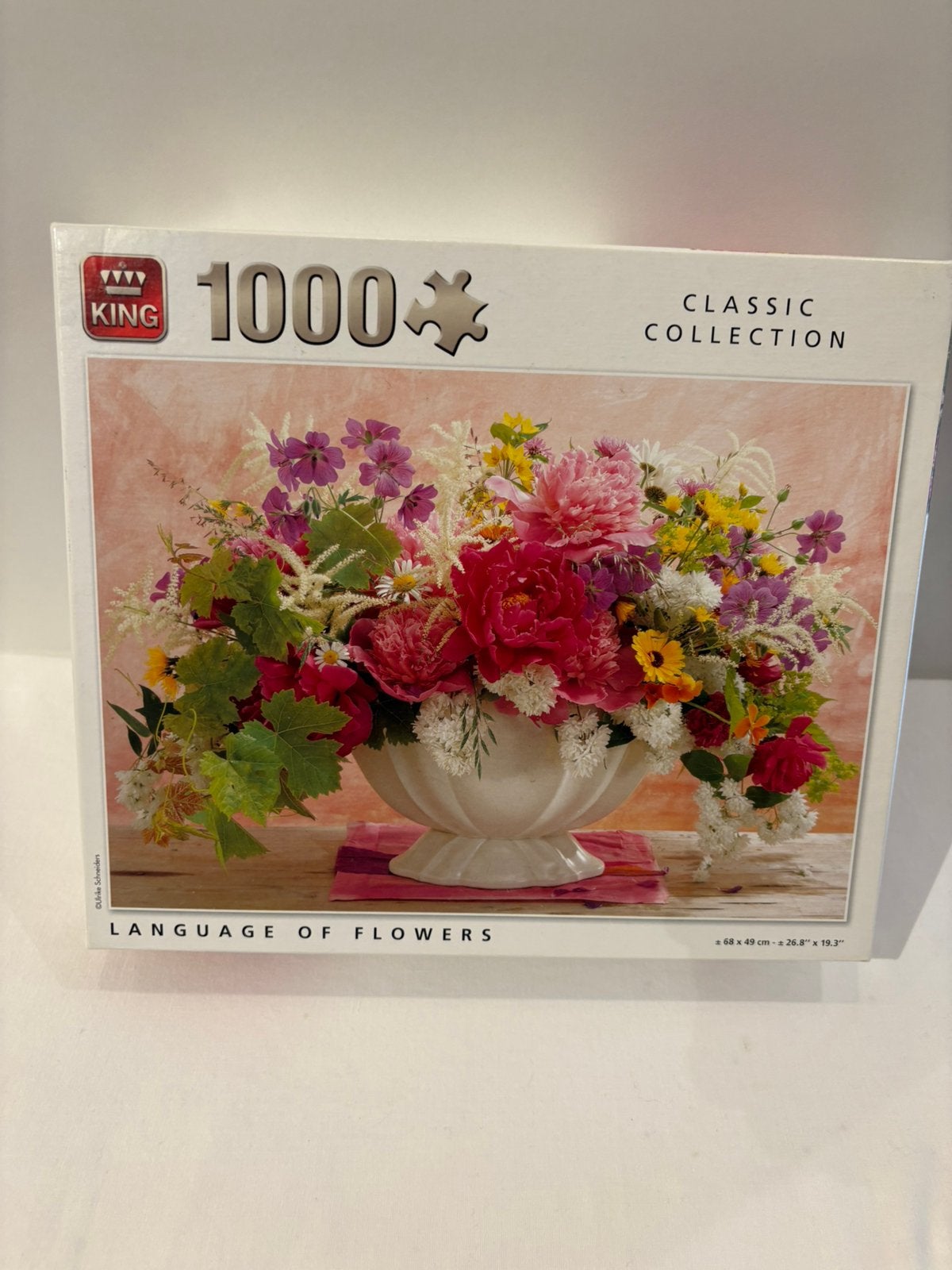 Bloemenpuzzel, Ophalen of Verzenden, Minder dan 500 stukjes, Zo goed als nieuw