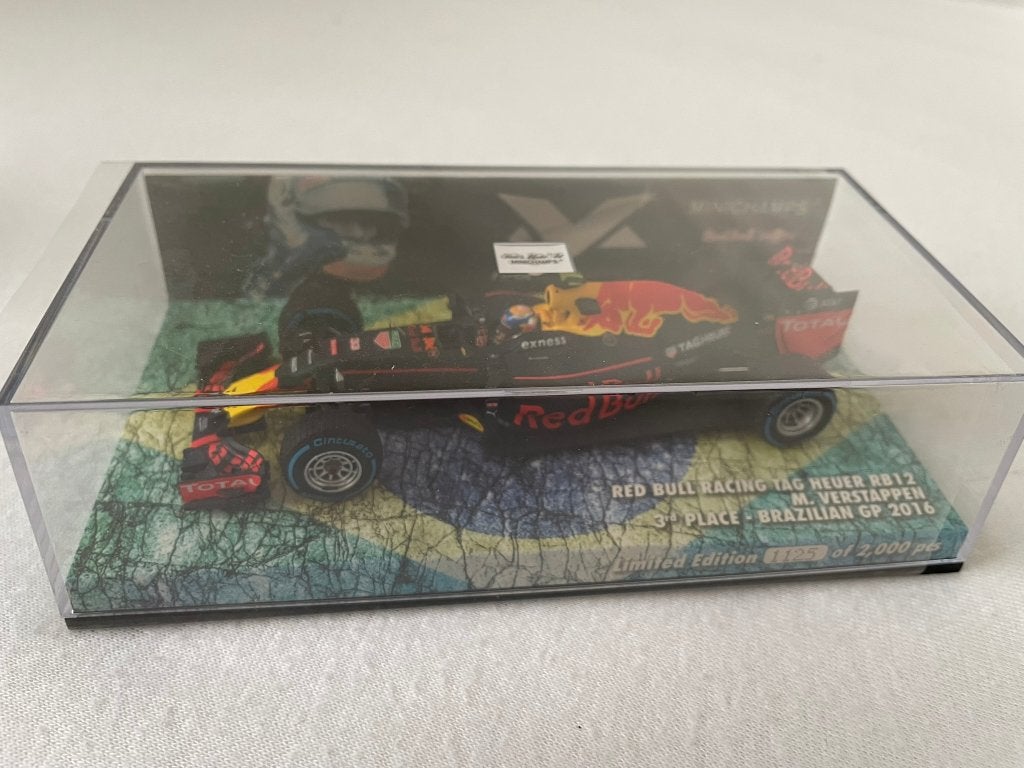 Max Verstappen RB12 3rd Place Brazilian GP 2016 1:43, Ophalen, Zo goed als nieuw, Formule 1