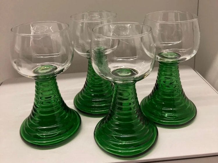 Romer wijnglazen 4 stuks, Verzamelen, Glas en Borrelglaasjes, Verzenden, Zo goed als nieuw, Overige typen
