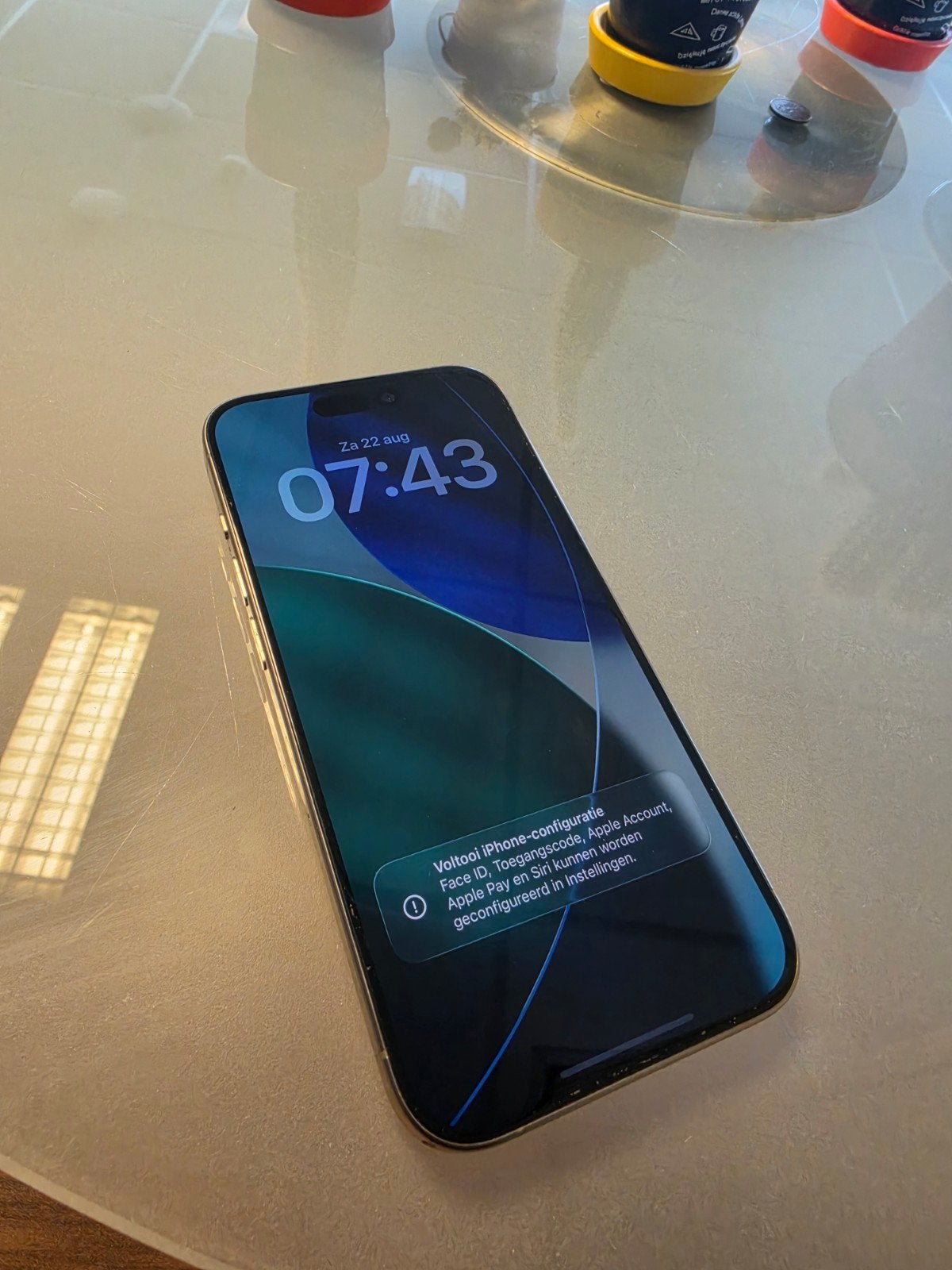 iPhone 15 Pro 256GB Naturel Titanium - Z.G.A.N., 256 GB, Ophalen of Verzenden, Zo goed als nieuw, Zilver