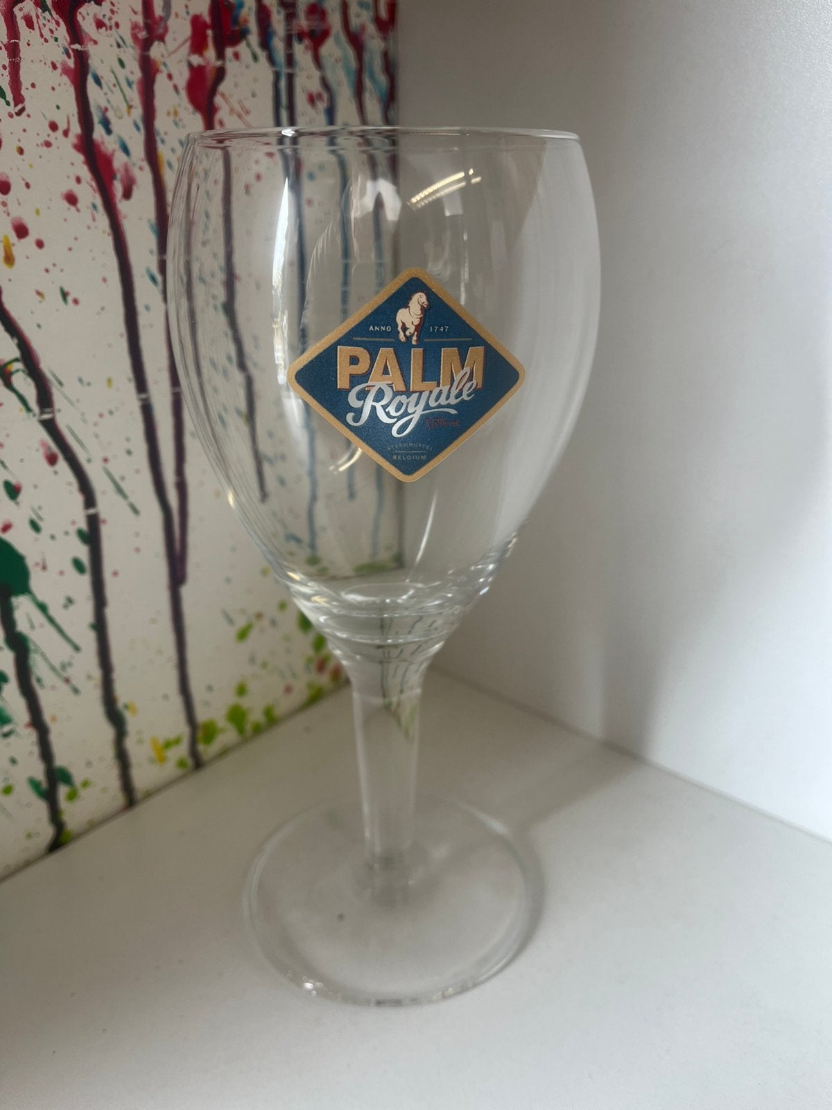 Palm royale bierglazen set van 6 glazen, Ophalen of Verzenden, Nieuw, Glas of Glazen, Palm