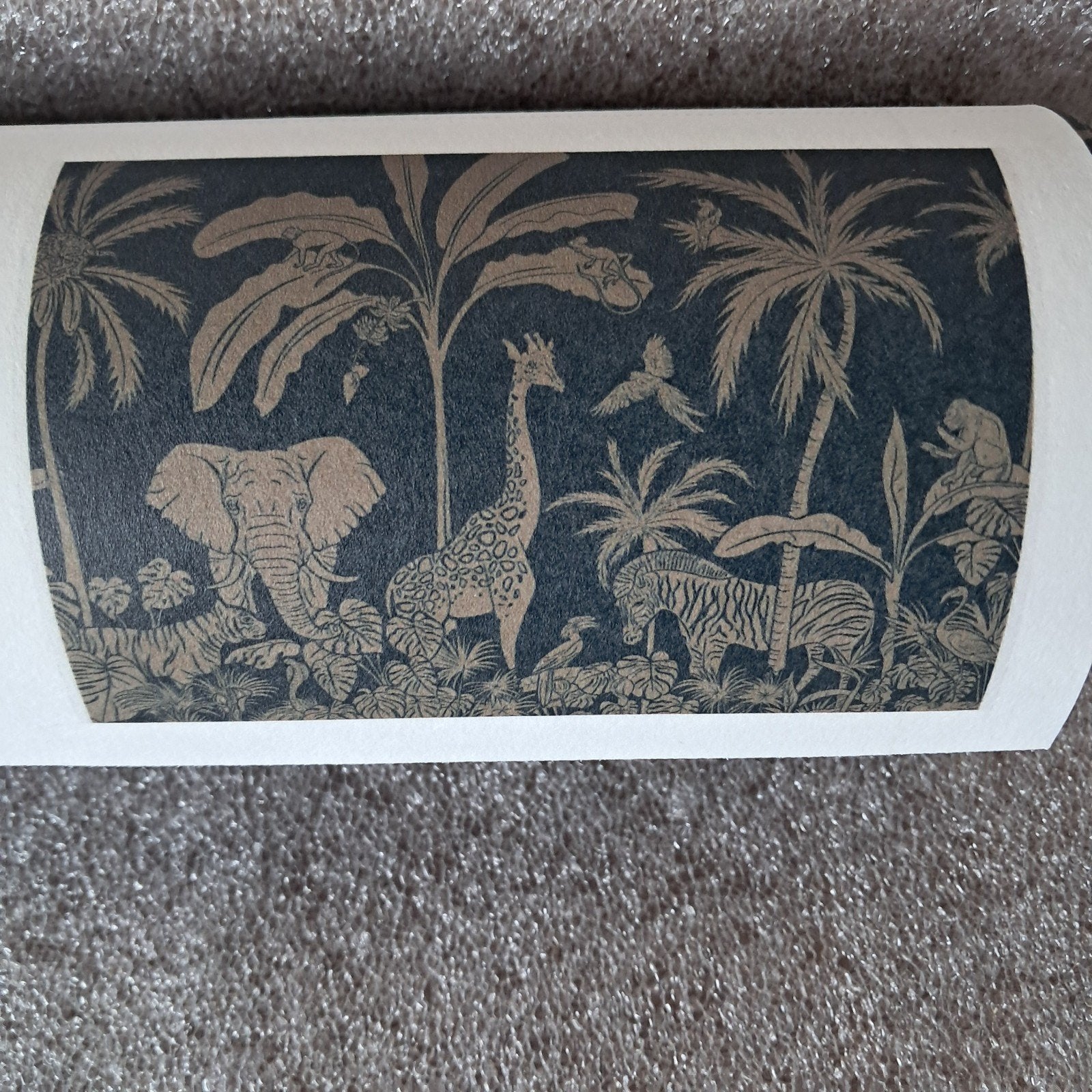 Fotobehang Sir Edward - Jungle Dieren 350x240cm, Ophalen, Overige merken, Fotobehang, 5 tot 10 m²