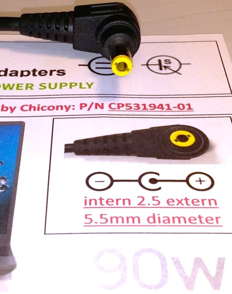 Fujitsu CP531941-01 Chicony A13-090P1A 19V 4.74A 90W Adapter, Ophalen of Verzenden, Zo goed als nieuw, Fujitsu Limited