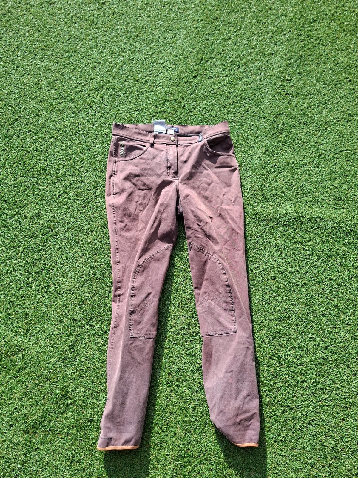 oudroze rijbroek Pk, Gebruikt, Dressuur, Roze, Onderkleding