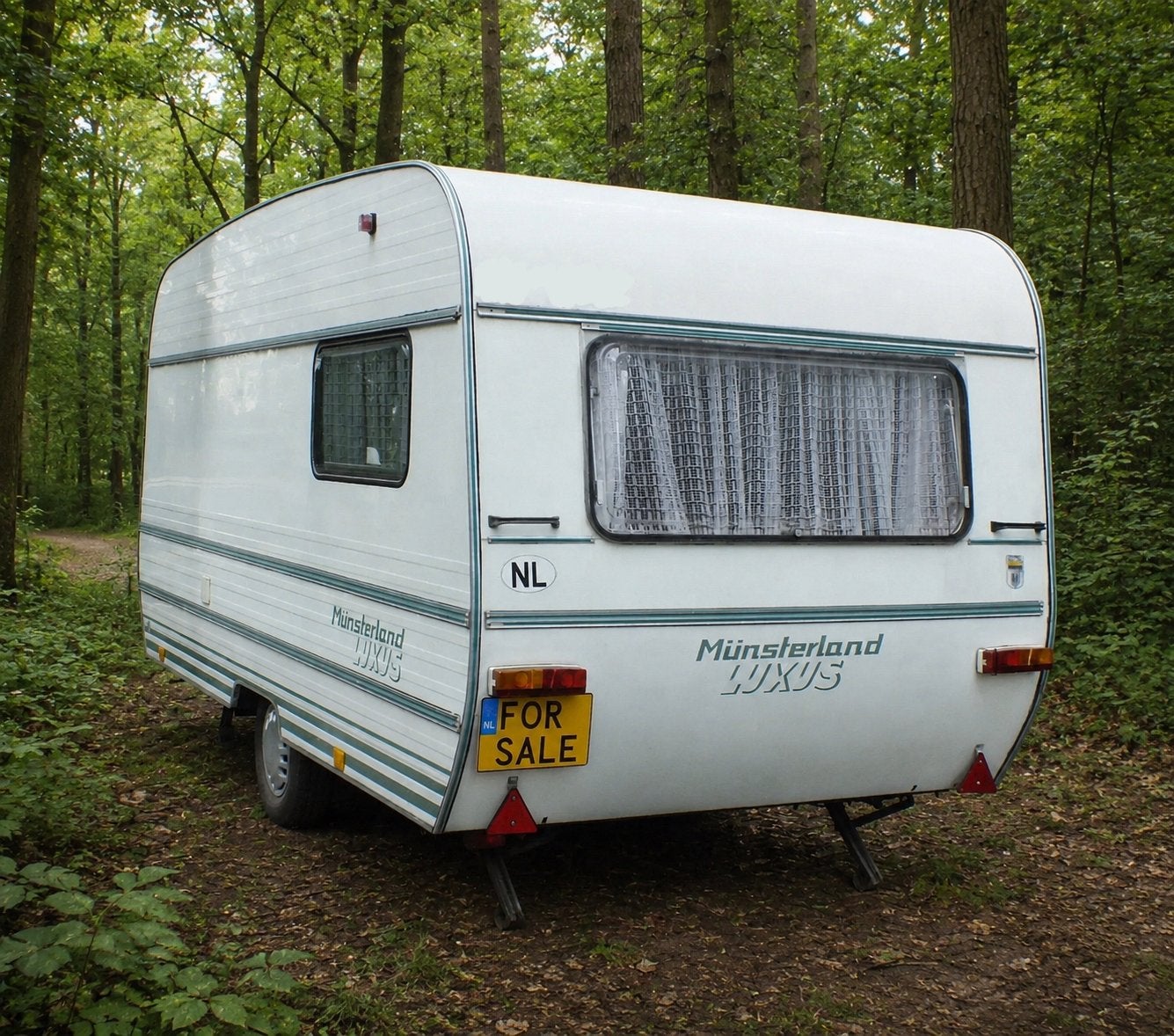 Te koop Münsterland Luxus 420 LQ uit 1979, Caravans en Kamperen, Caravans, Vast bed, Koelkast, Treinzit, Particulier
