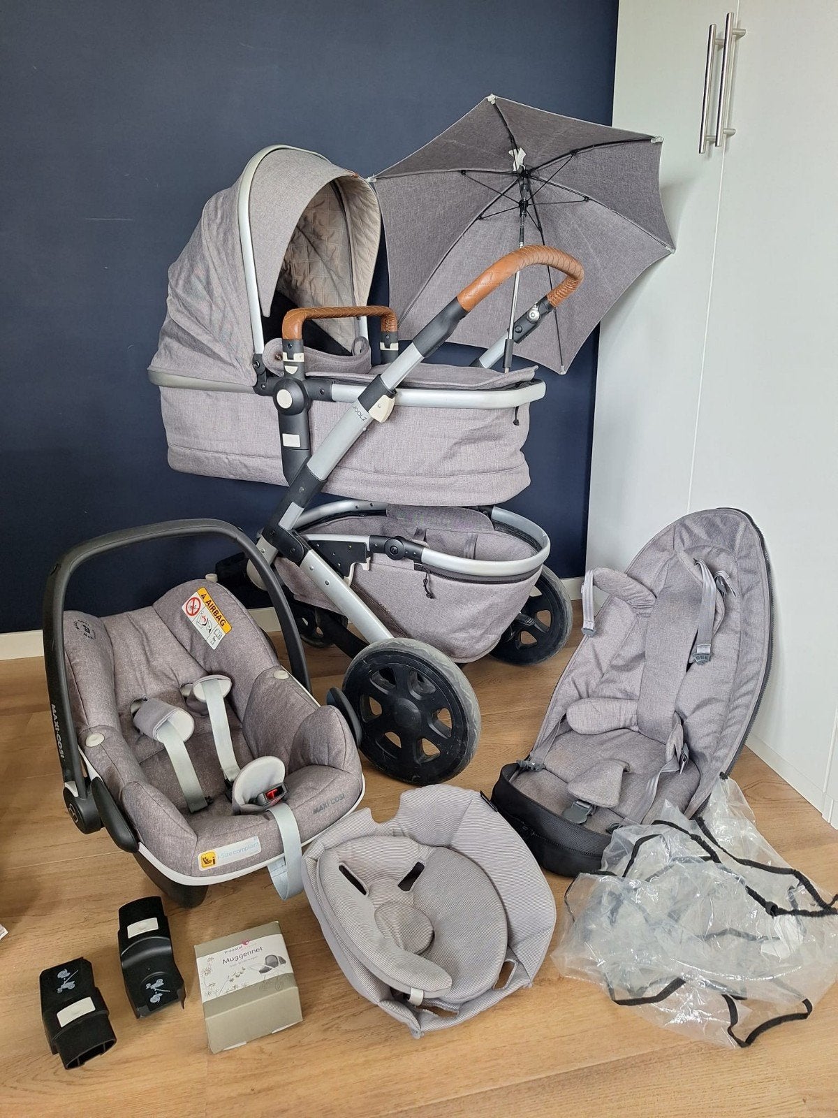 Babyset: Joolz Geo Kinderwagen & Maxi-Cosi + handige extra's