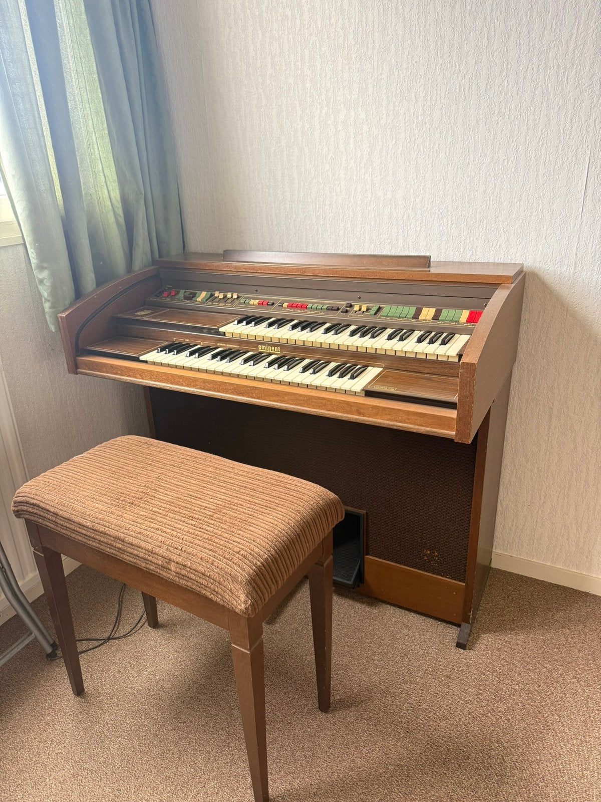 Eminent P350 Orgel met 2 klavieren en bankje, Muziek en Instrumenten, Ophalen, Gebruikt, 2 klavieren, Orgel